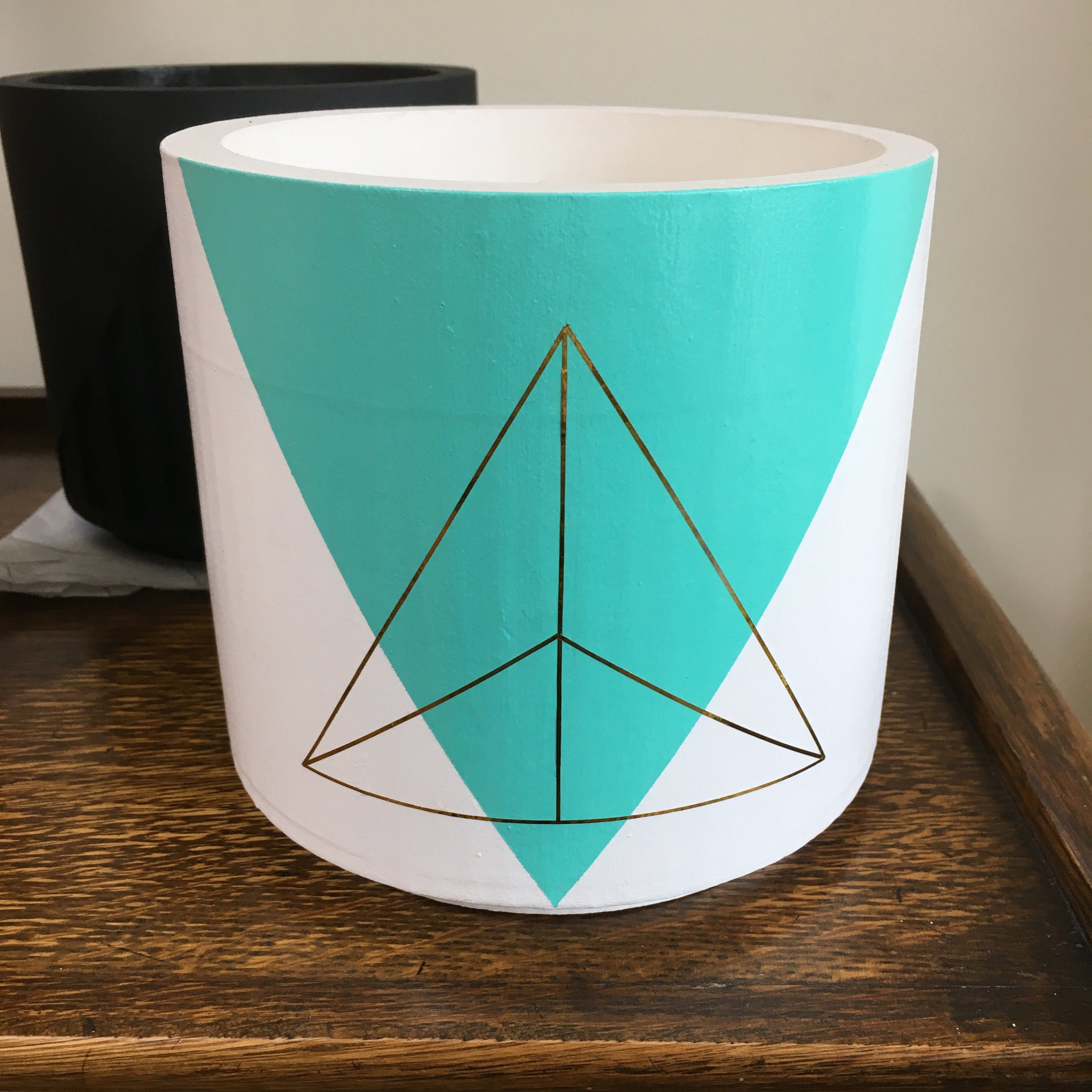Pot plante inspira triangle dor inspira golden triangle planter
